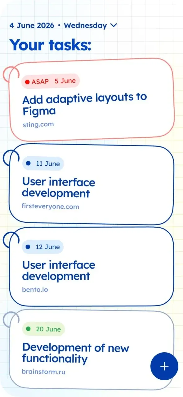 Концепт интерфейса